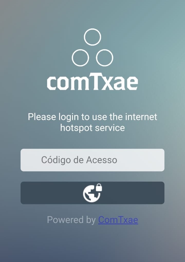 Login Wi-Fi Comunitário